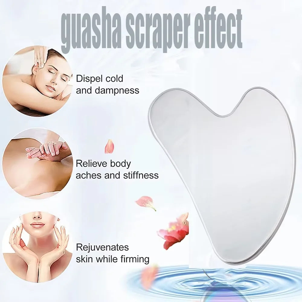1/3 Face roller kit,  Gua sha , face roller , ice roller