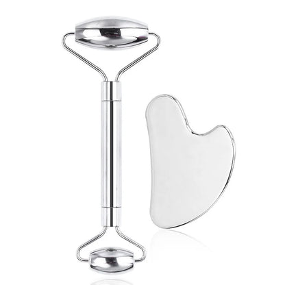 1/3 Face roller kit,  Gua sha , face roller , ice roller