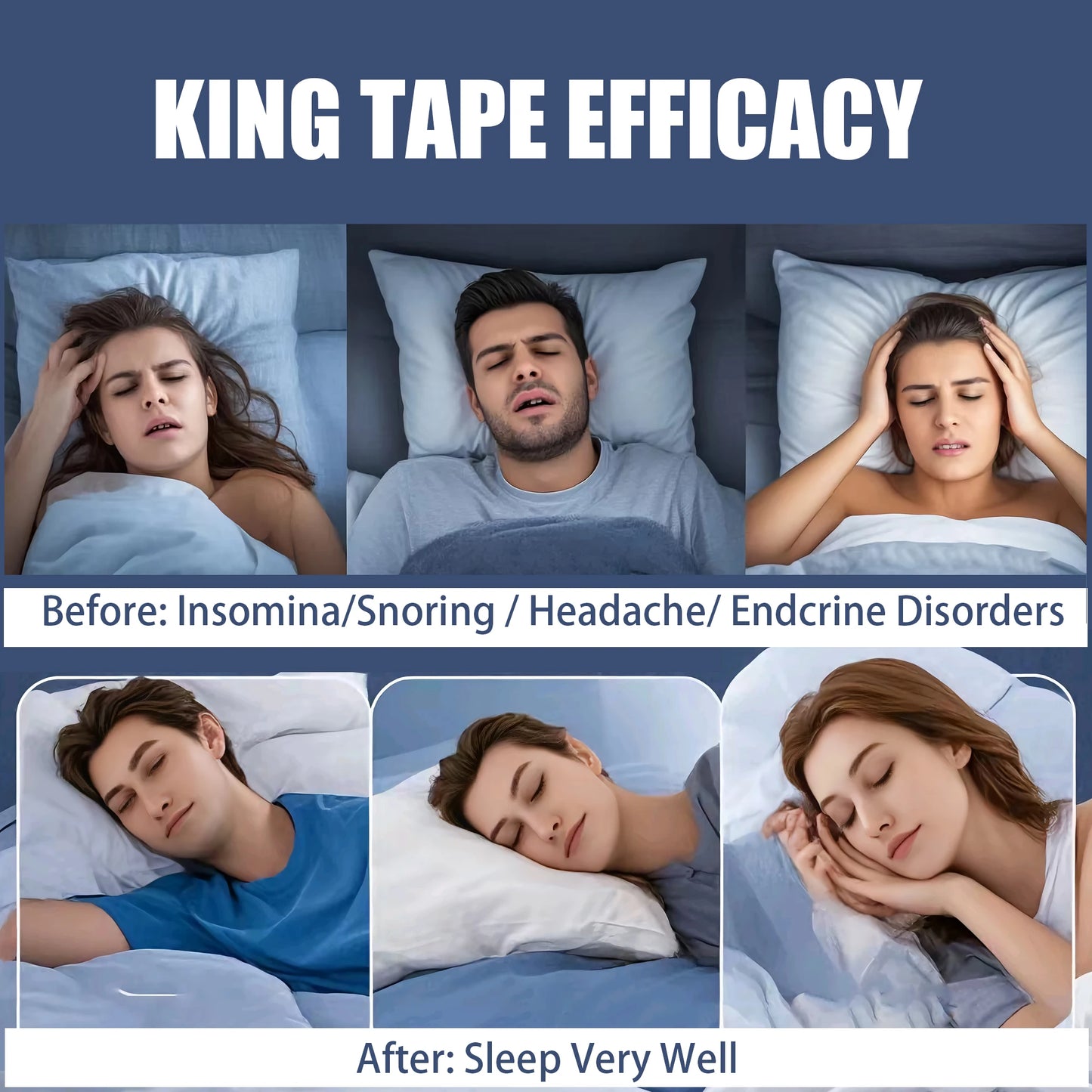King tape Sleeping tape 30/60/90 pieces