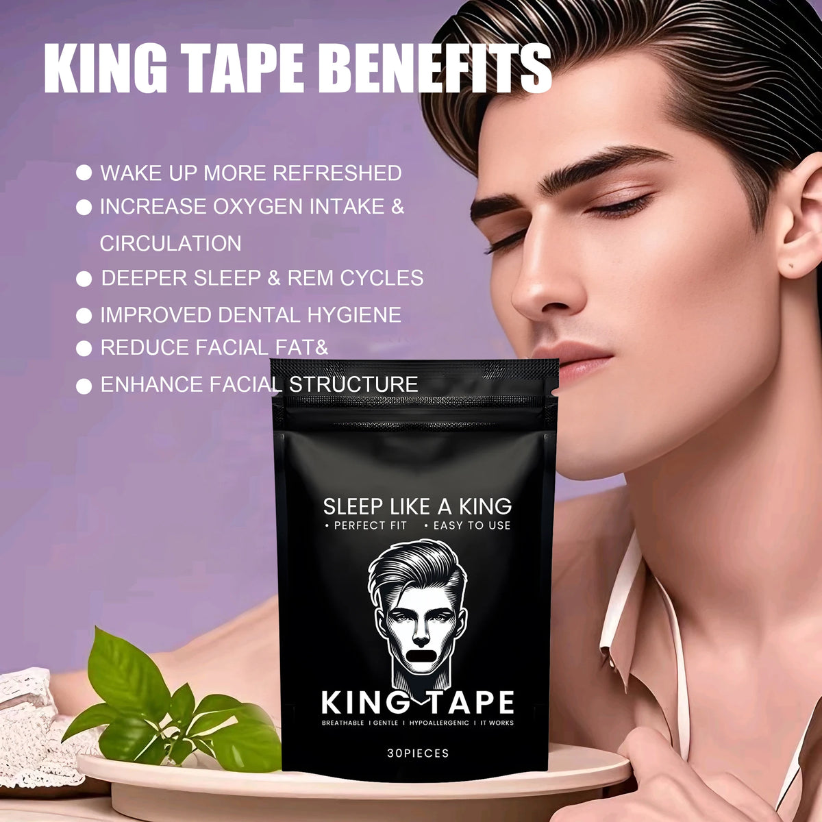 King tape Sleeping tape 30/60/90 pieces
