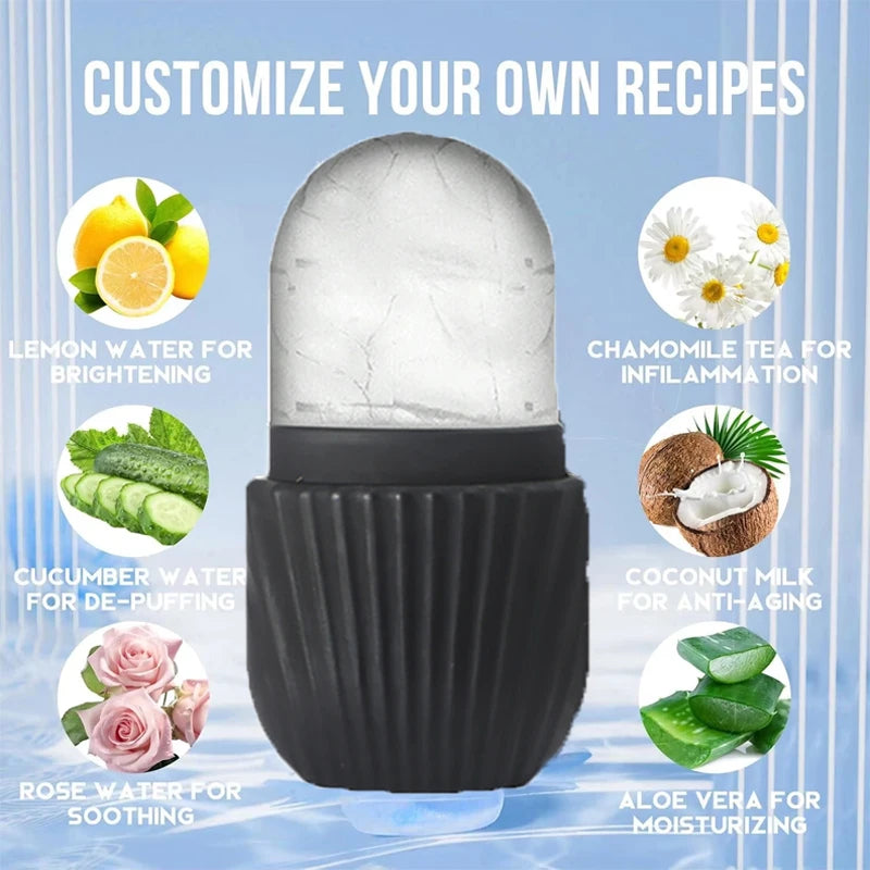 1/3 Face roller kit,  Gua sha , face roller , ice roller