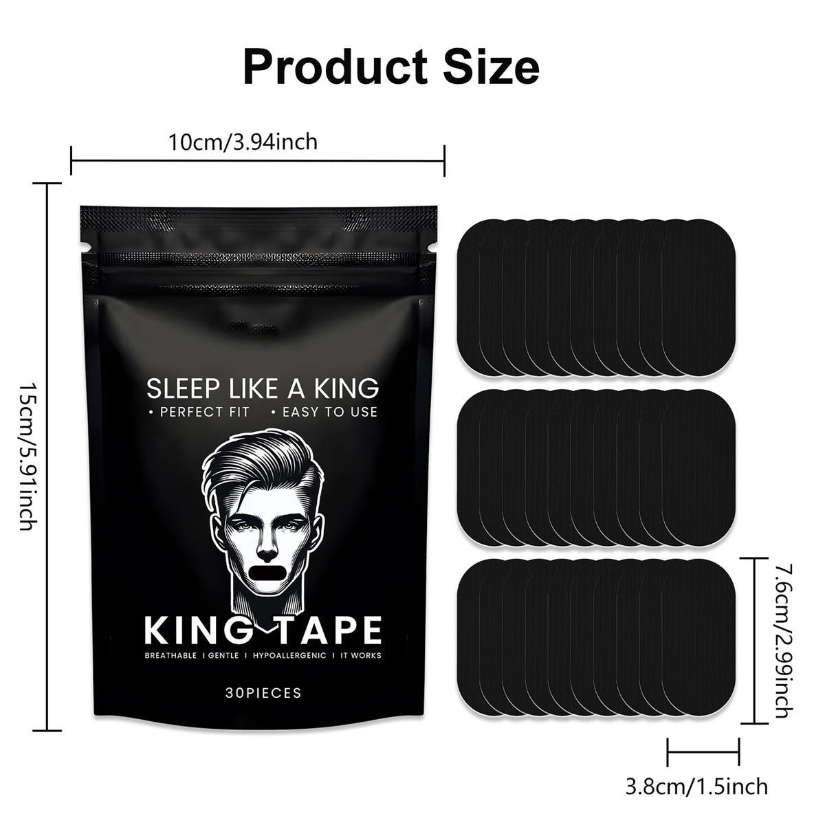 King tape Sleeping tape 30/60/90 pieces